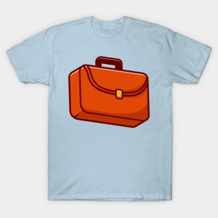 Business Suitcase Cartoon T-Shirt